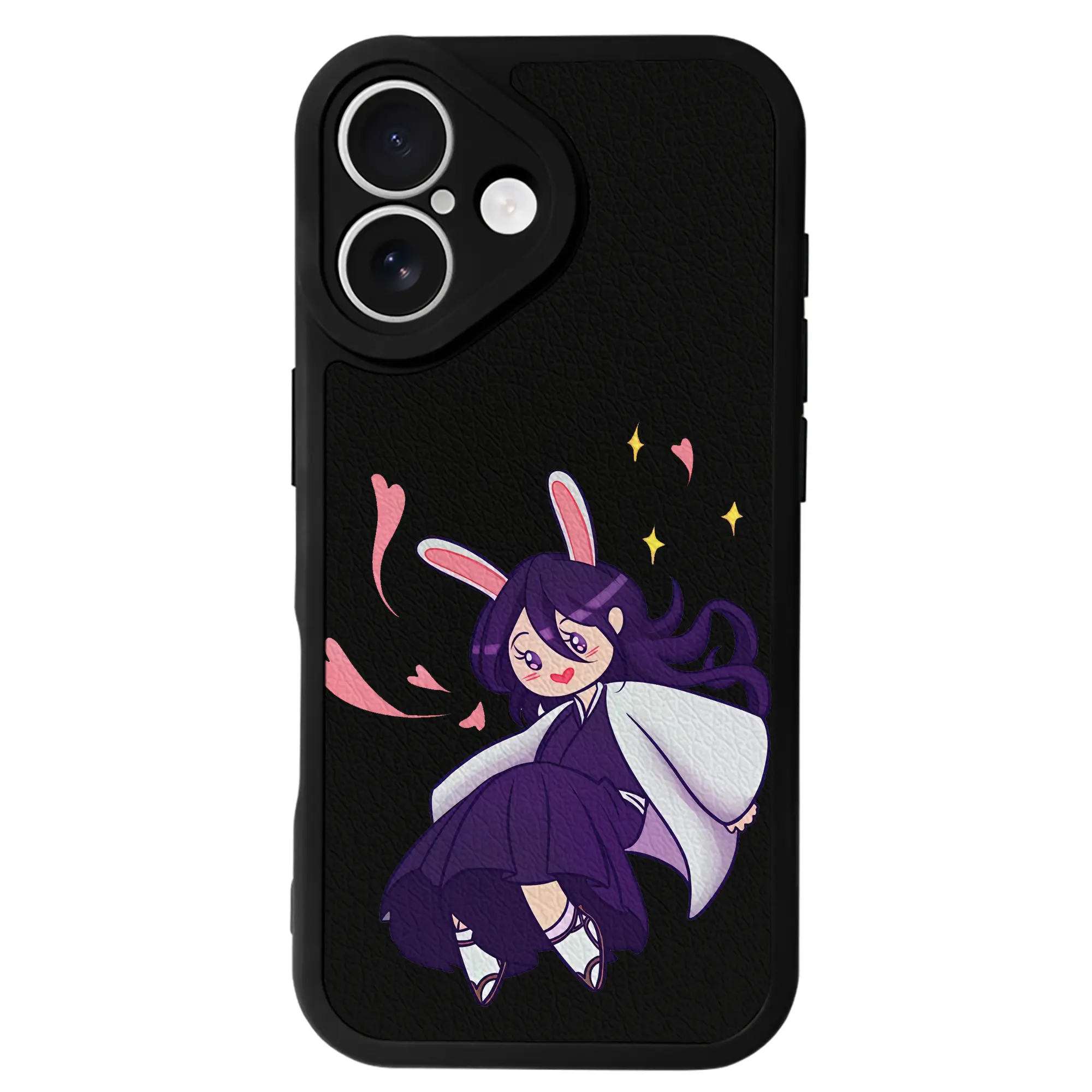 ブリーチ グッズ 朽木 ルキア - IPhone 16シリーズ対応 ・ シリコンスマホケース ・ レザー調 ・ 高精度フィット ・ 耐衝撃 ・ ワイヤレス充電対応 ・ 精密カット